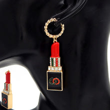 Cargar imagen en el visor de la galería, Pendiente de lápiz labial de lujo