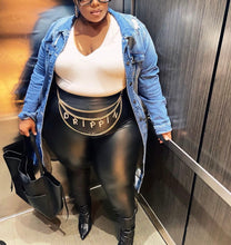 Cargar imagen en el visor de la galería, Pantalones de cuero sintético Rockstar