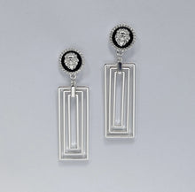 Load image into Gallery viewer, Rectangle Lion Head Earrings