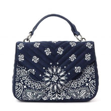 Cargar imagen en el visor de la galería, Bolso tipo mensajero con estampado de cachemira