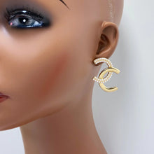 Cargar imagen en el visor de la galería, Pendientes de doble C