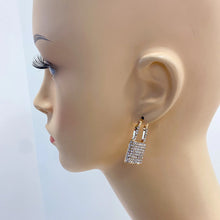 Load image into Gallery viewer, Bling Lock Earrings