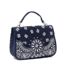 Cargar imagen en el visor de la galería, Bolso tipo mensajero con estampado de cachemira