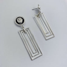 Load image into Gallery viewer, Rectangle Lion Head Earrings
