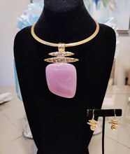 Load image into Gallery viewer, Marble Pendant Necklace Set