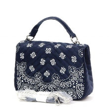 Cargar imagen en el visor de la galería, Bolso tipo mensajero con estampado de cachemira