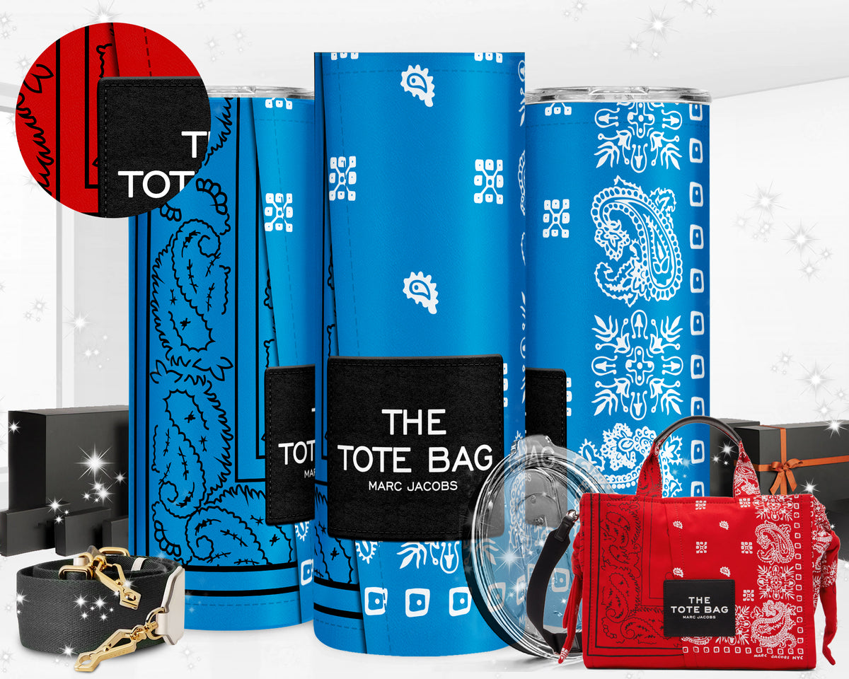 The Tote Bag bandana luxury tumbler