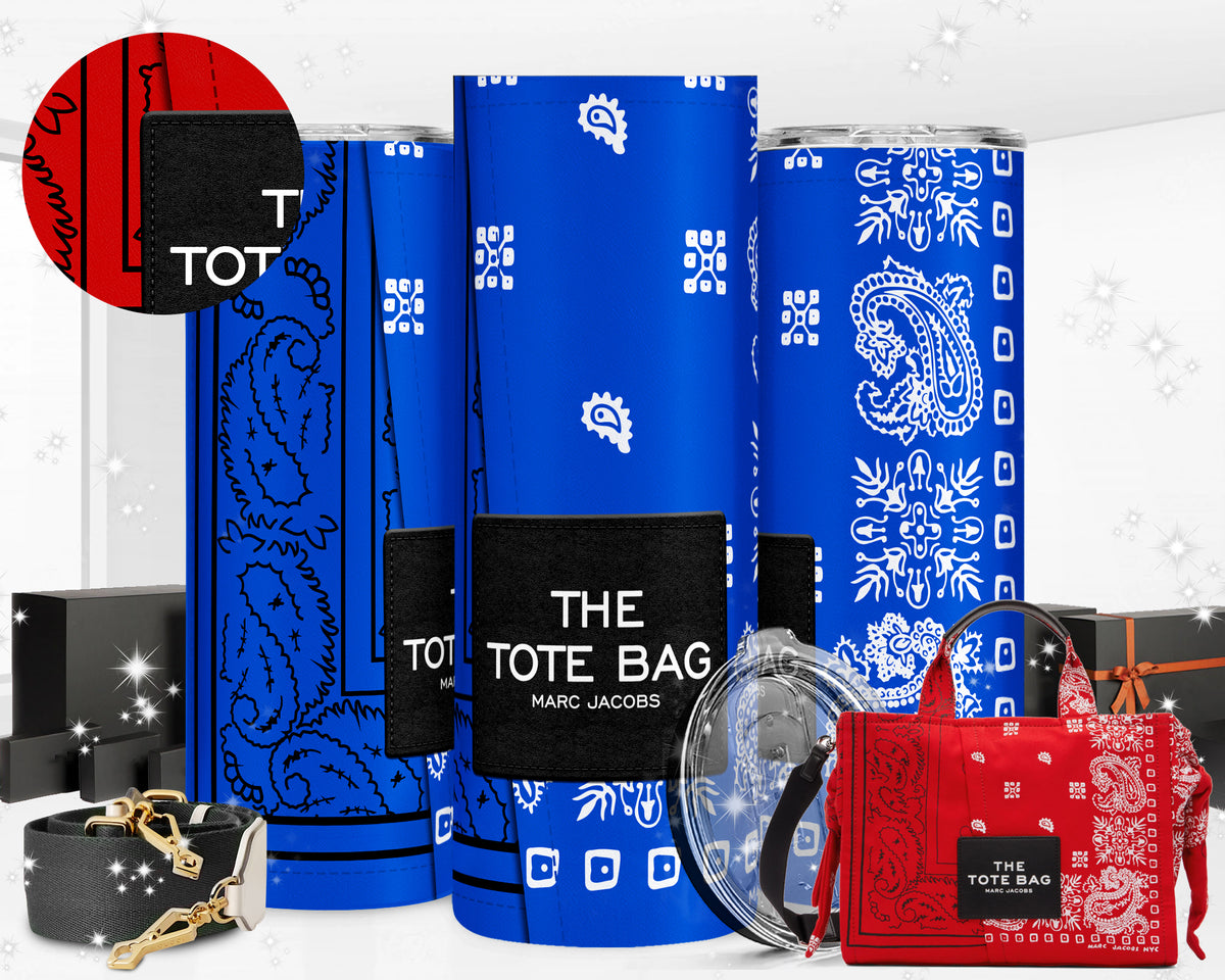 The Tote Bag bandana luxury tumbler
