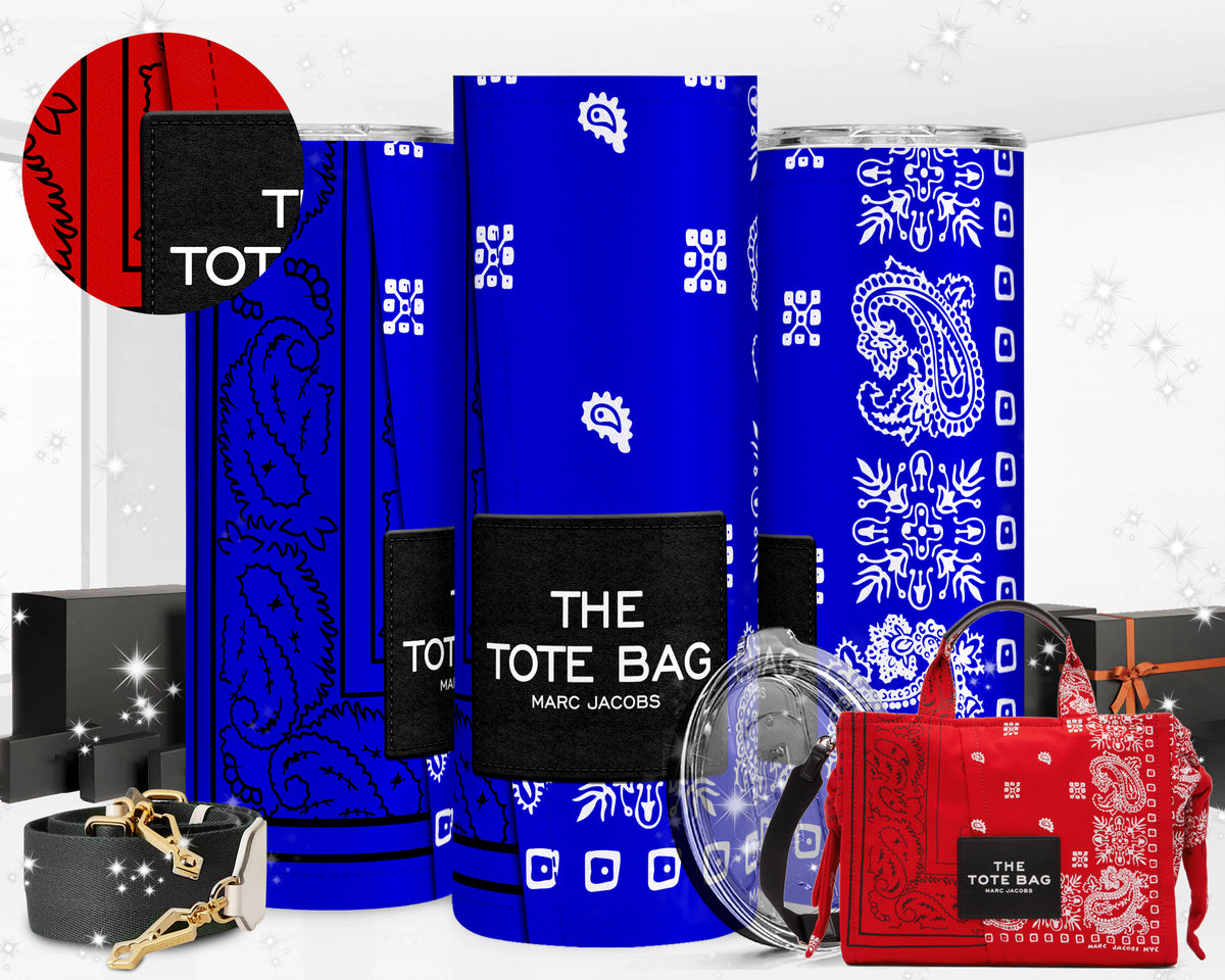 The Tote Bag bandana luxury tumbler
