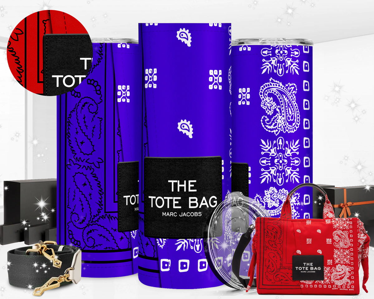 The Tote Bag bandana luxury tumbler
