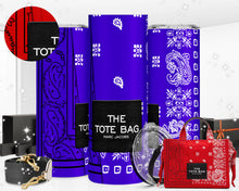 Load image into Gallery viewer, The Tote Bag bandana luxury tumbler
