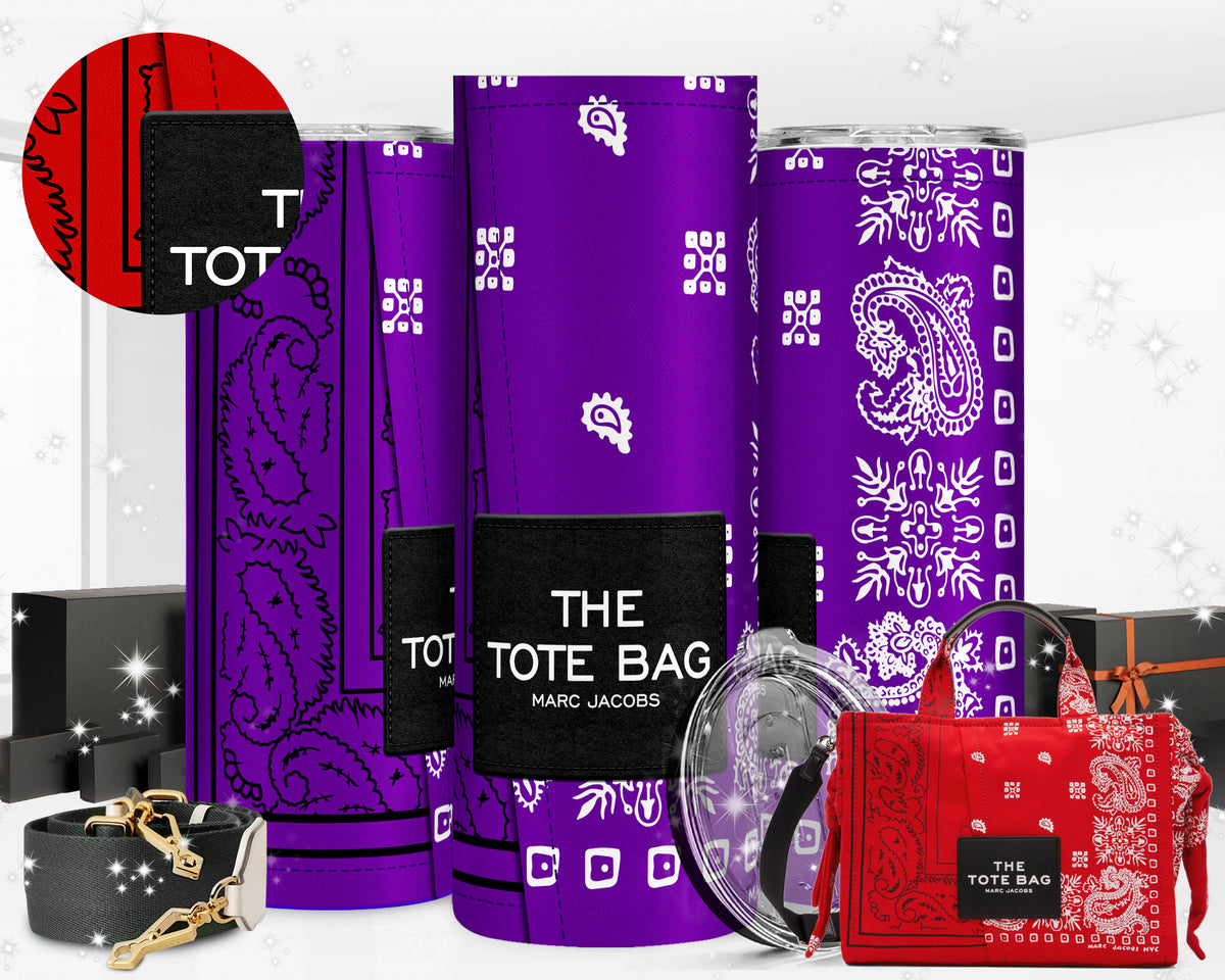 The Tote Bag bandana luxury tumbler