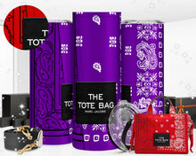 Load image into Gallery viewer, The Tote Bag bandana luxury tumbler
