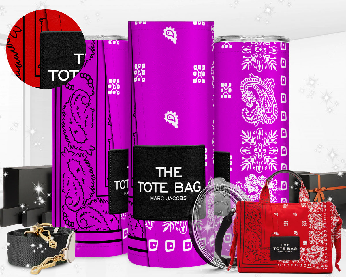 The Tote Bag bandana luxury tumbler