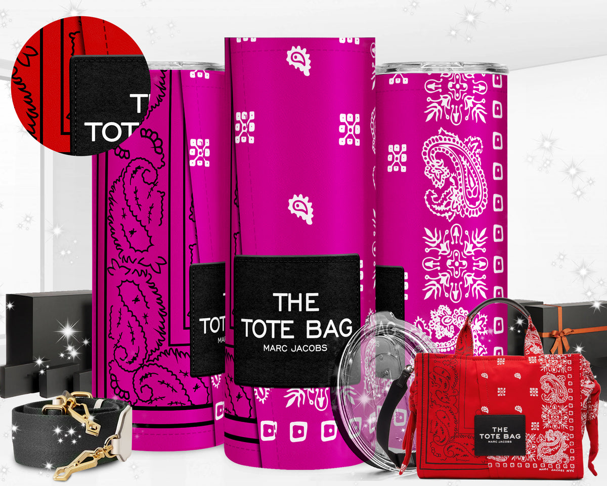 The Tote Bag bandana luxury tumbler