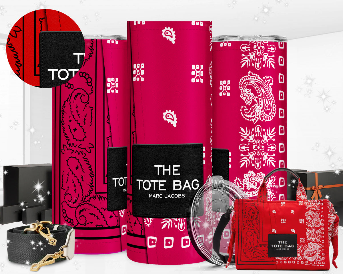 The Tote Bag bandana luxury tumbler