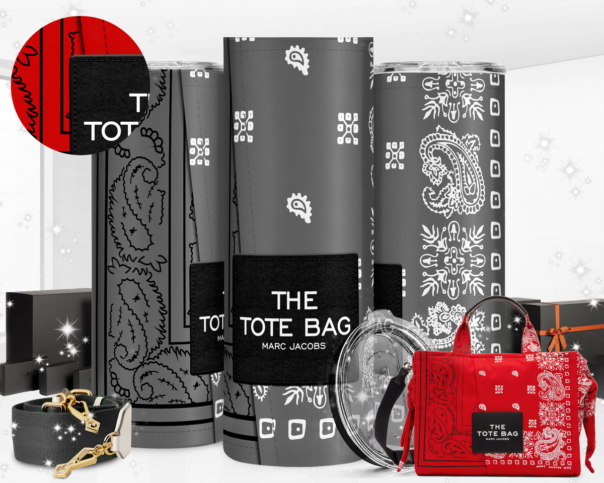 The Tote Bag bandana luxury tumbler