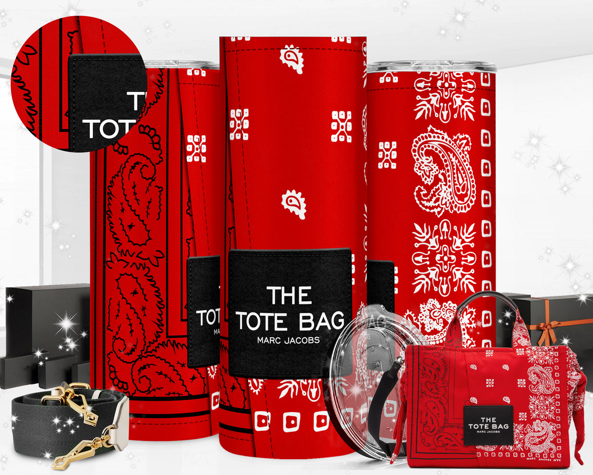 The Tote Bag bandana luxury tumbler