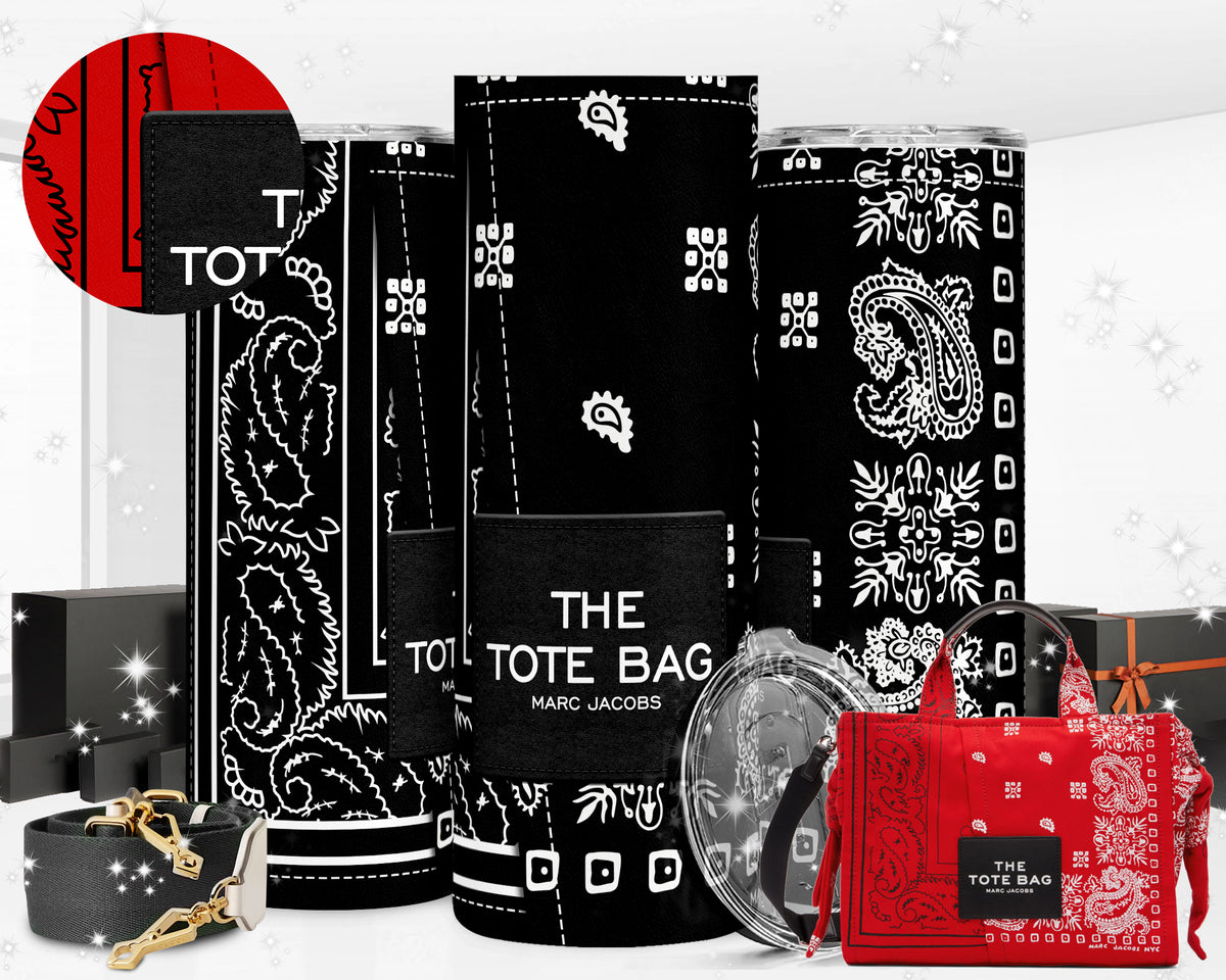 The Tote Bag bandana luxury tumbler