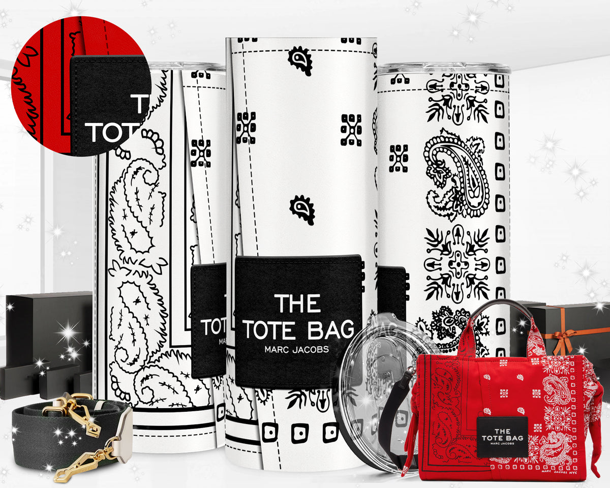 The Tote Bag bandana luxury tumbler