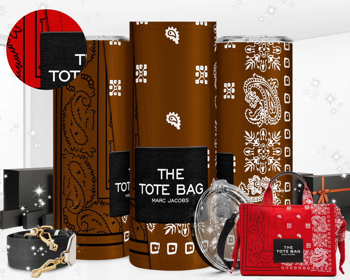 The Tote Bag bandana luxury tumbler