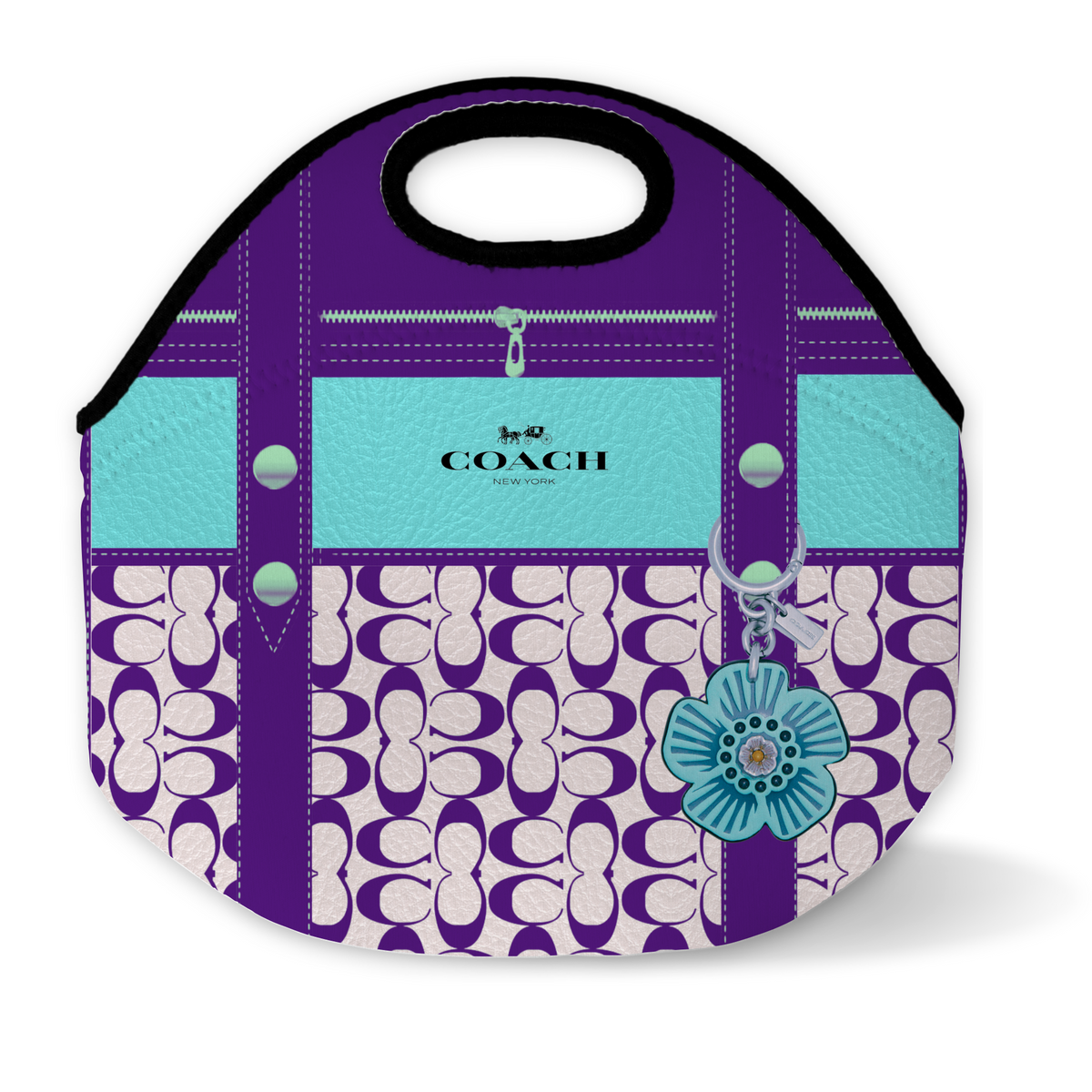 flowers luxury lunch totes