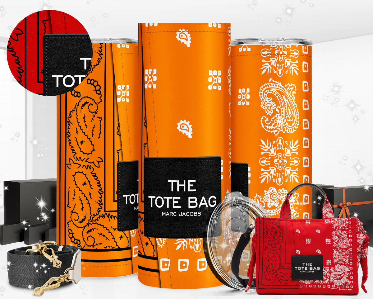 The Tote Bag bandana luxury tumbler