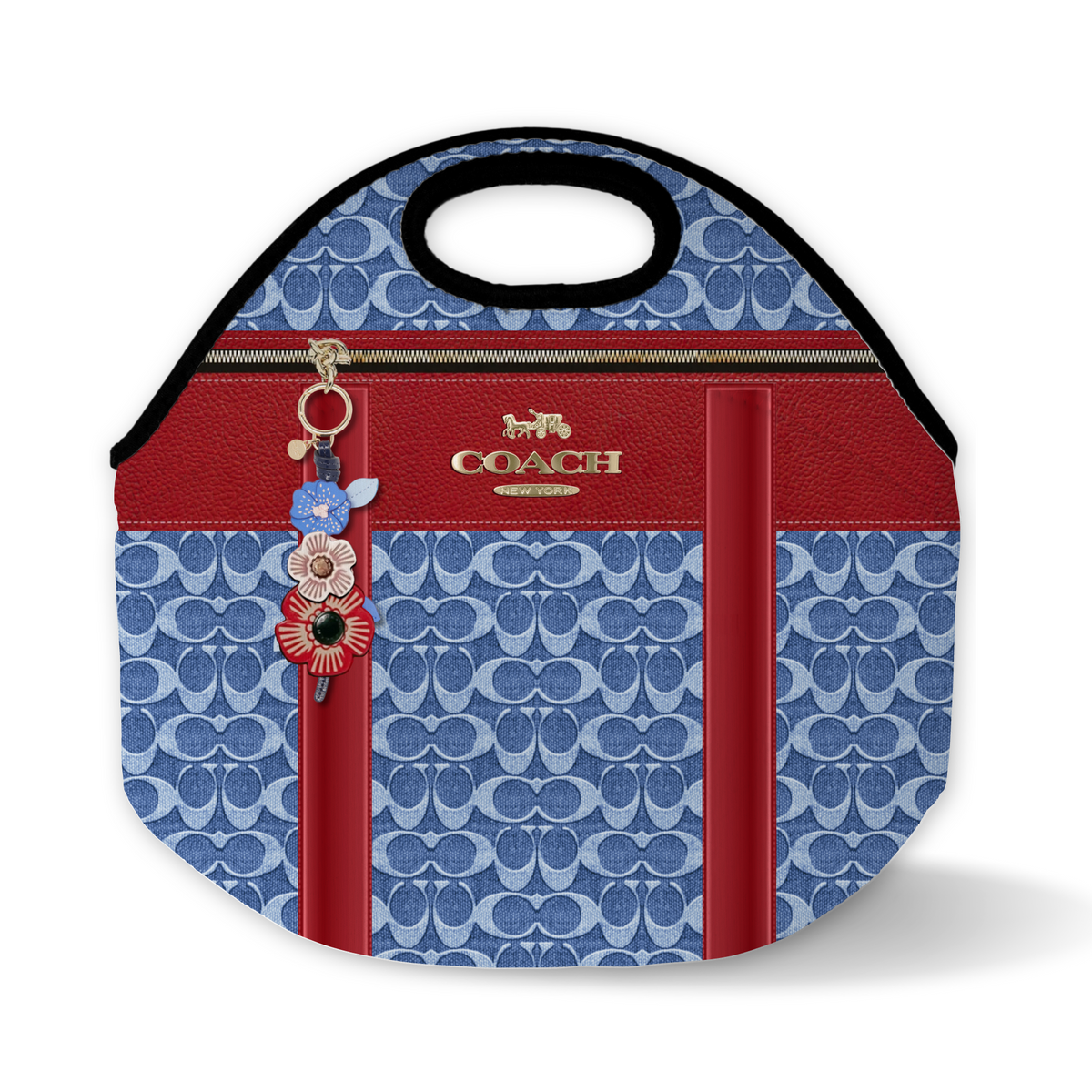 flowers luxury lunch totes