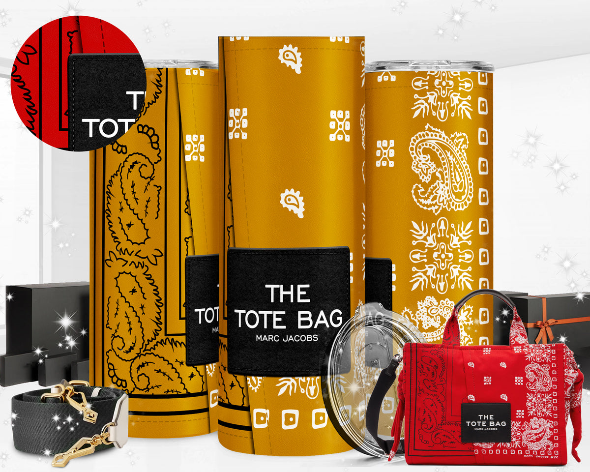 The Tote Bag bandana luxury tumbler