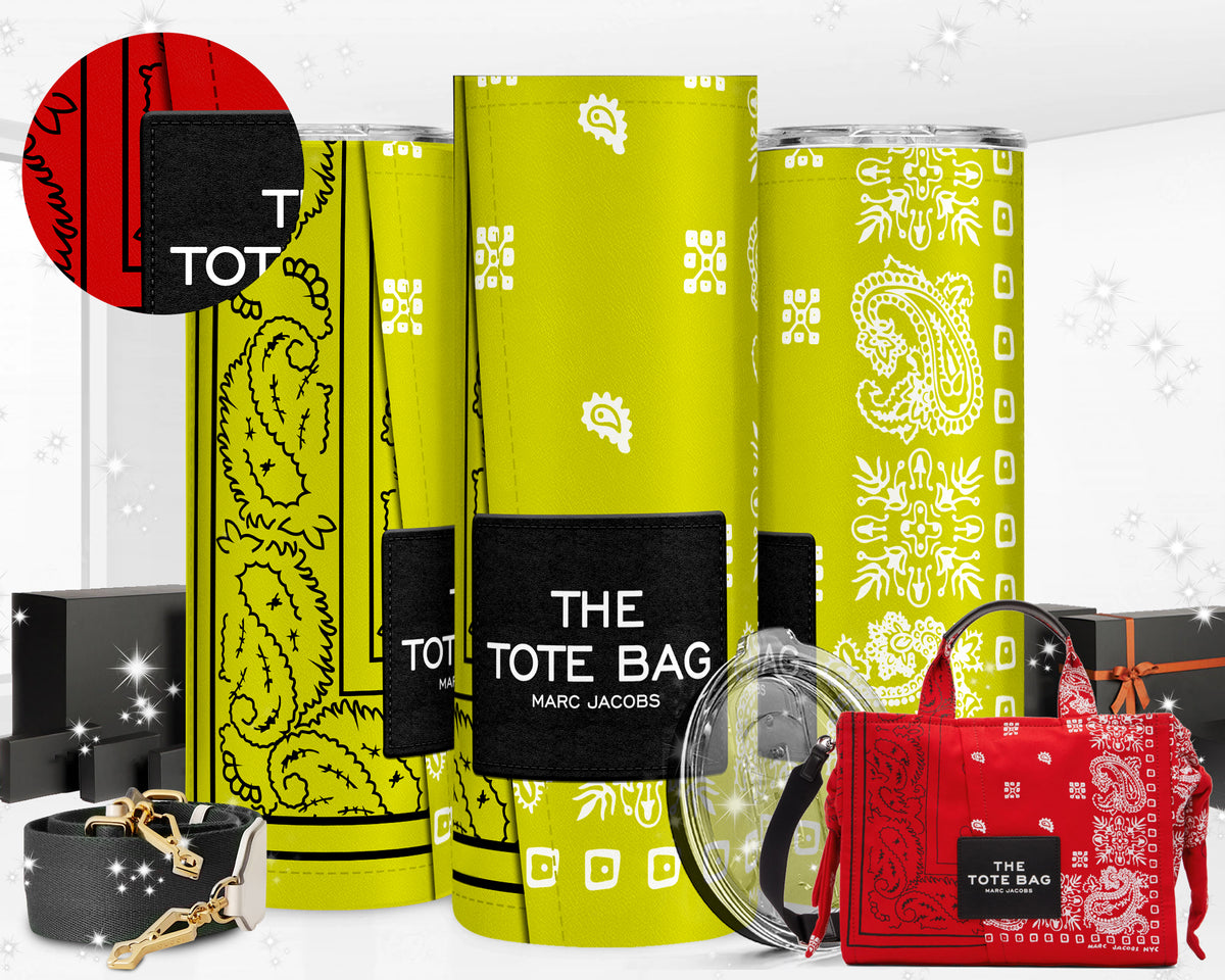 The Tote Bag bandana luxury tumbler