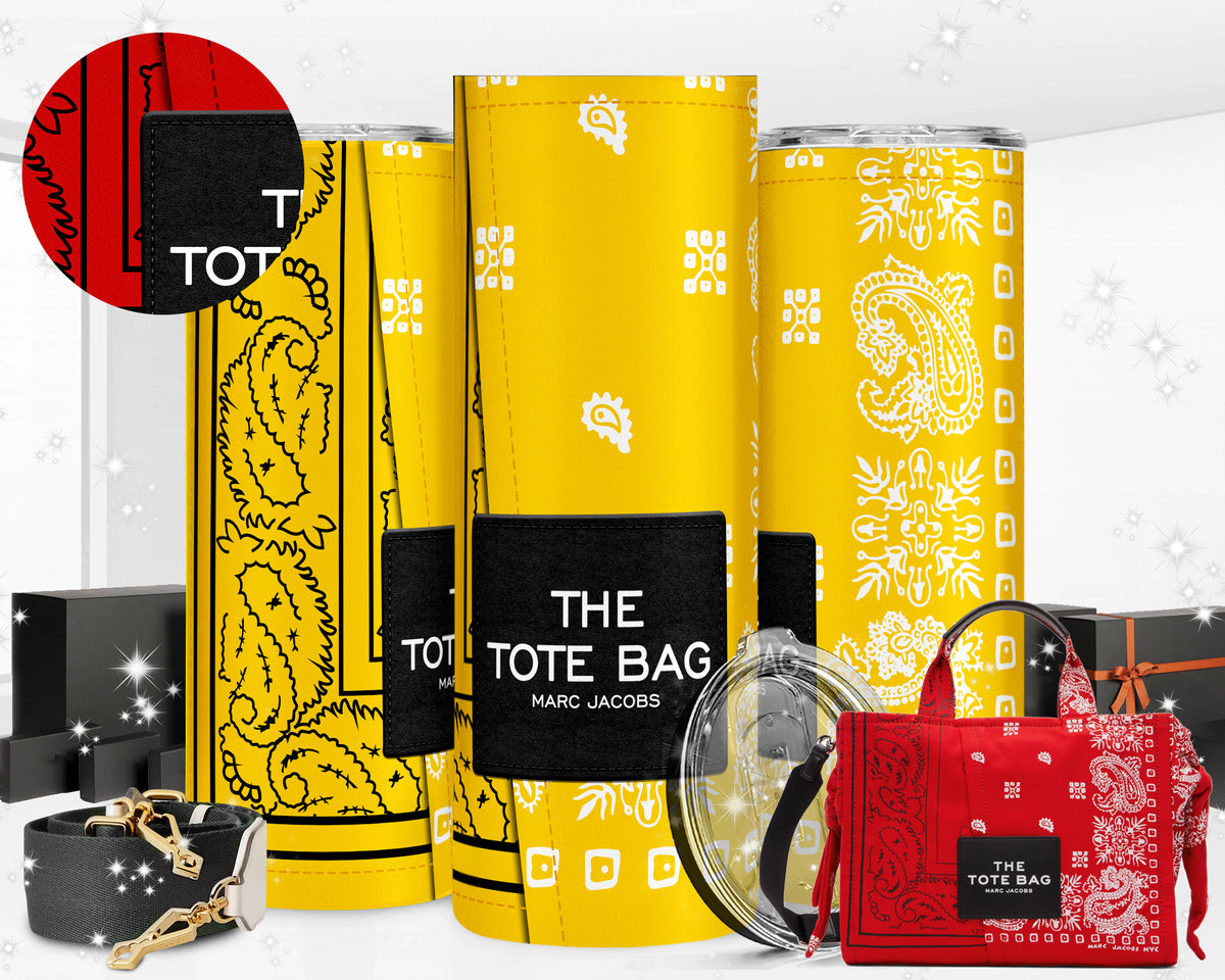 The Tote Bag bandana luxury tumbler