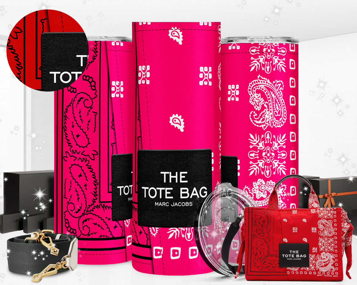The Tote Bag bandana luxury tumbler