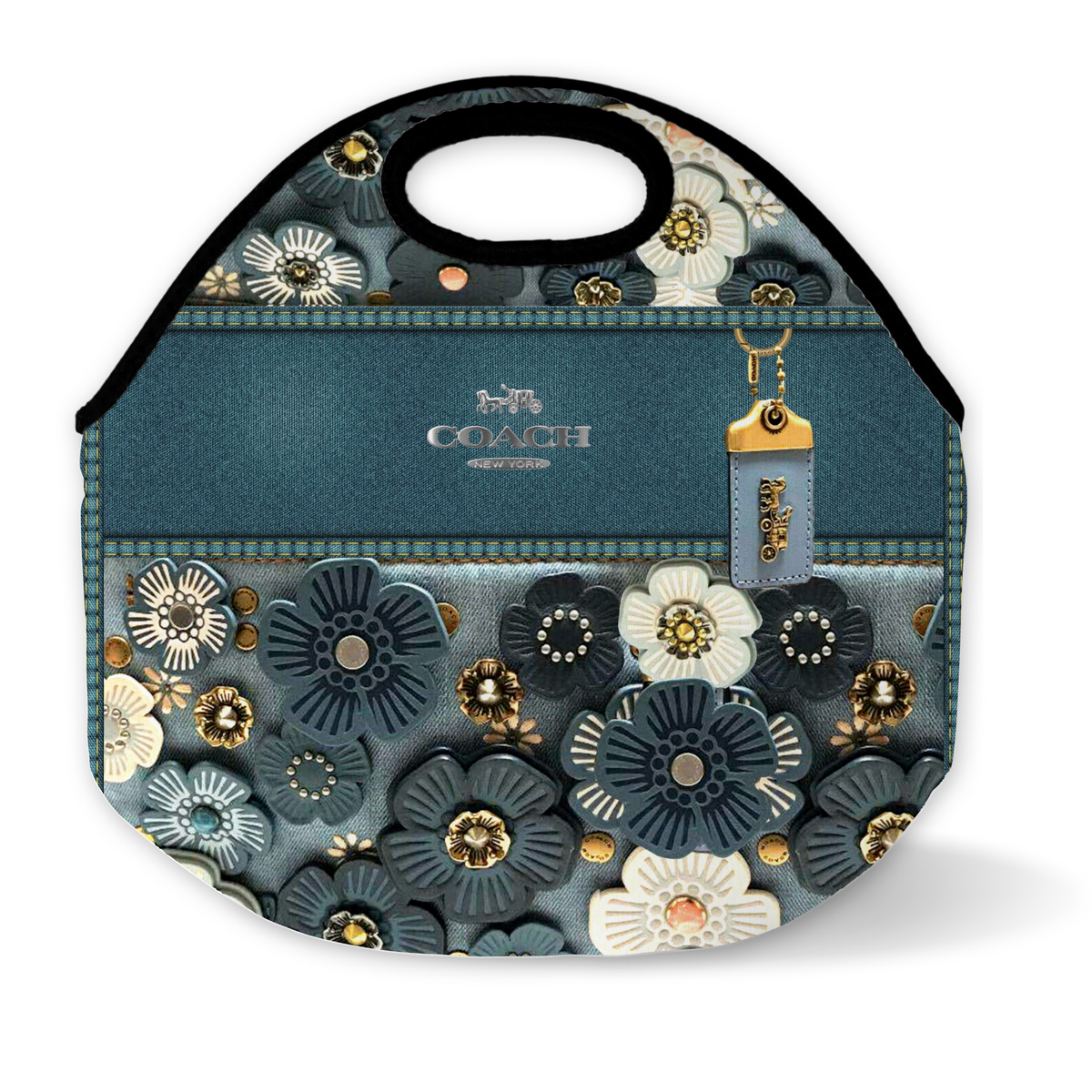 flowers luxury lunch totes