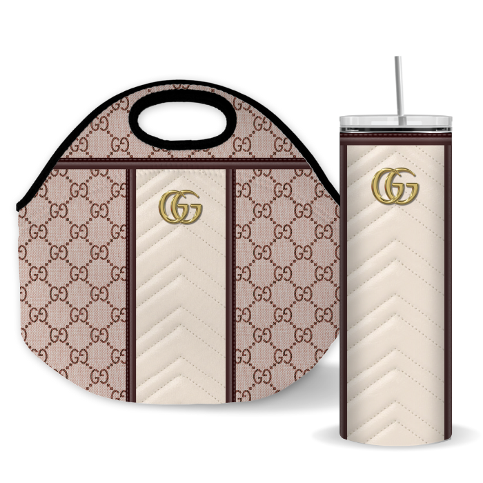 GG' LUXURY LUNCH AND TUMBLER TOTES SETS