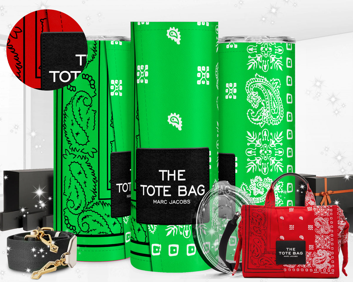 The Tote Bag bandana luxury tumbler