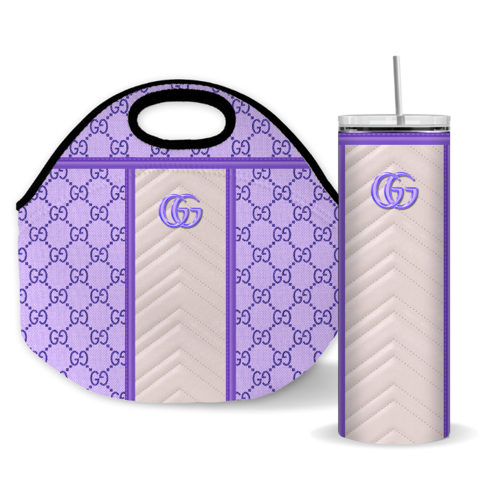 GG' LUXURY LUNCH AND TUMBLER TOTES SETS