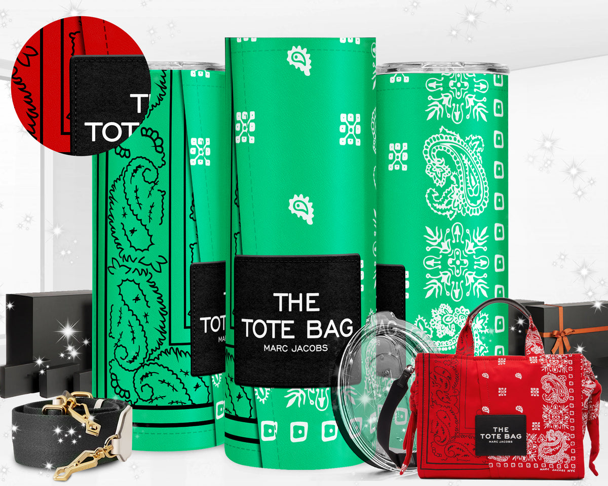 The Tote Bag bandana luxury tumbler