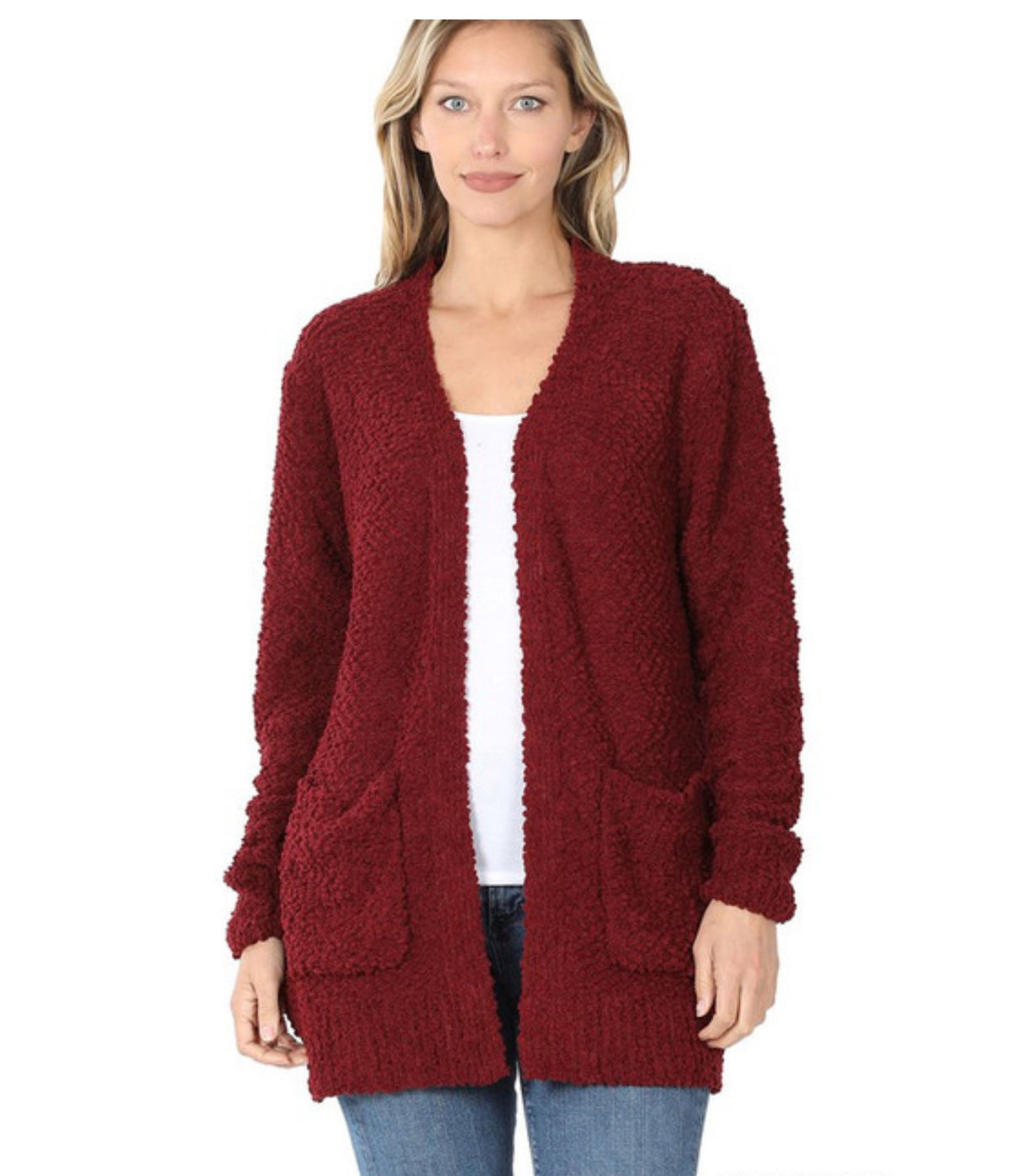 Relaxed Textured Cardigan
