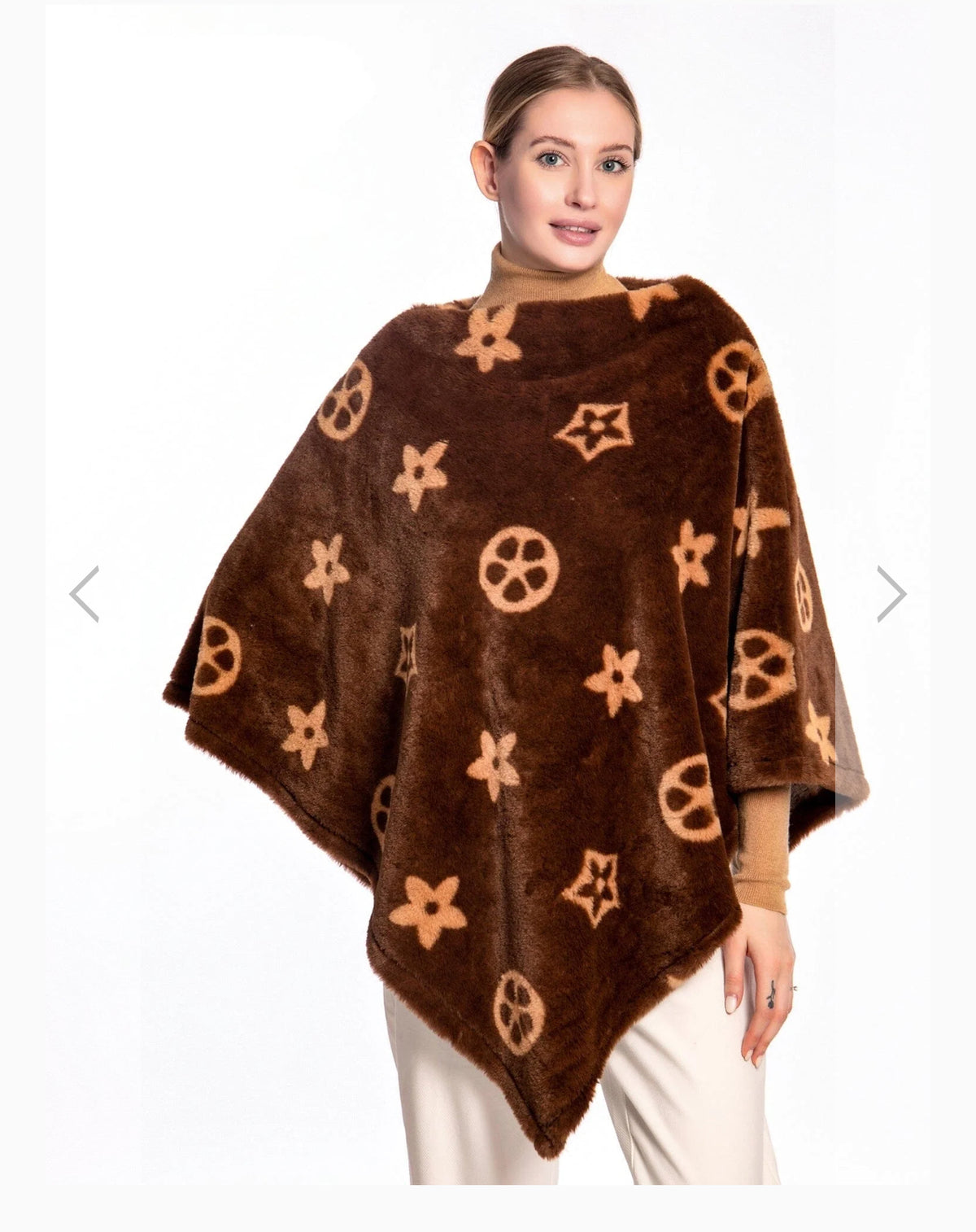 Luxury Monogram Poncho