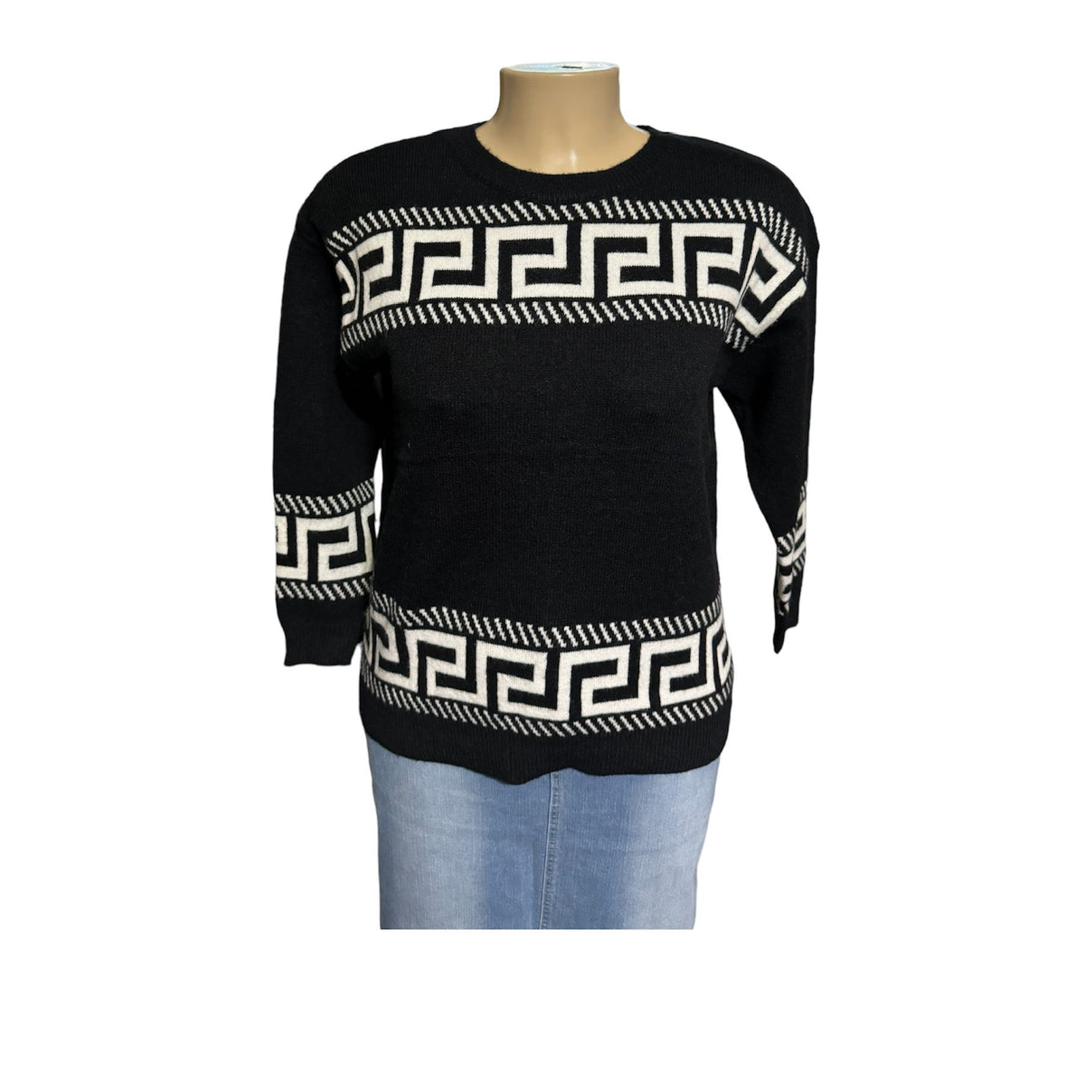 Monogram Knit Sweater