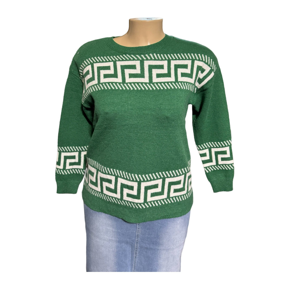 Monogram Knit Sweater