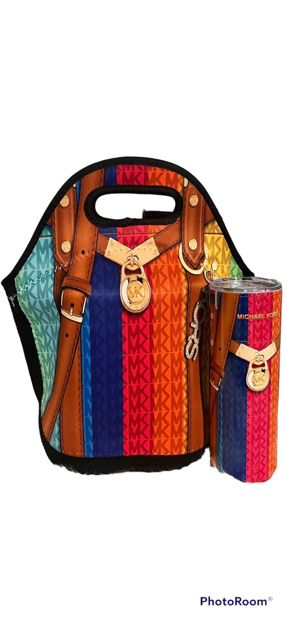 Purse luxury Designer Inspired Lunch Tote, and Tumbler Set - smuniqueshirts