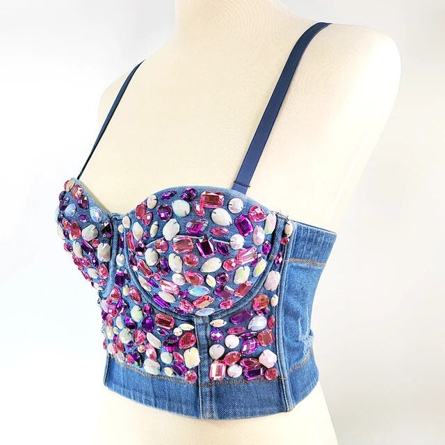 Dazzle Me Bustier Top