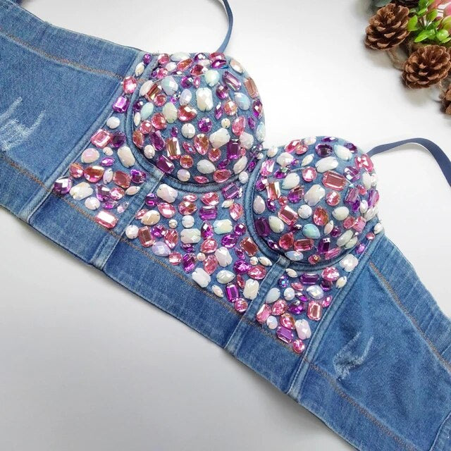Dazzle Me Bustier Top
