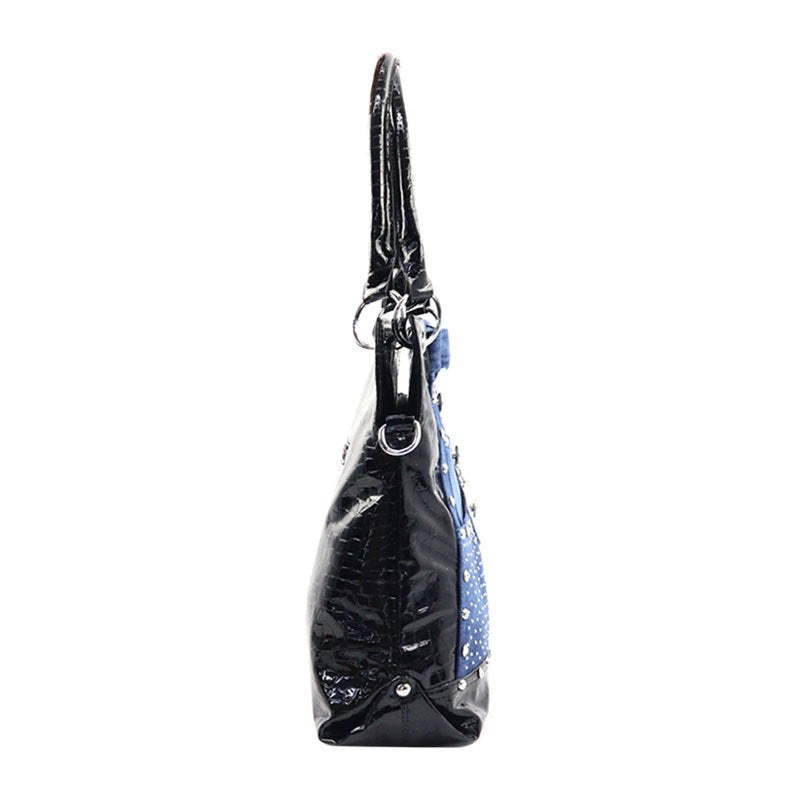 Baddie Denim Tote Bag