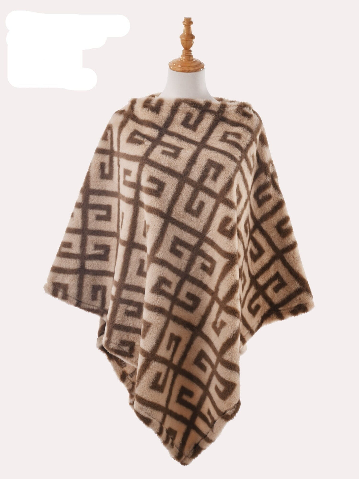 Cozy Teddy Poncho