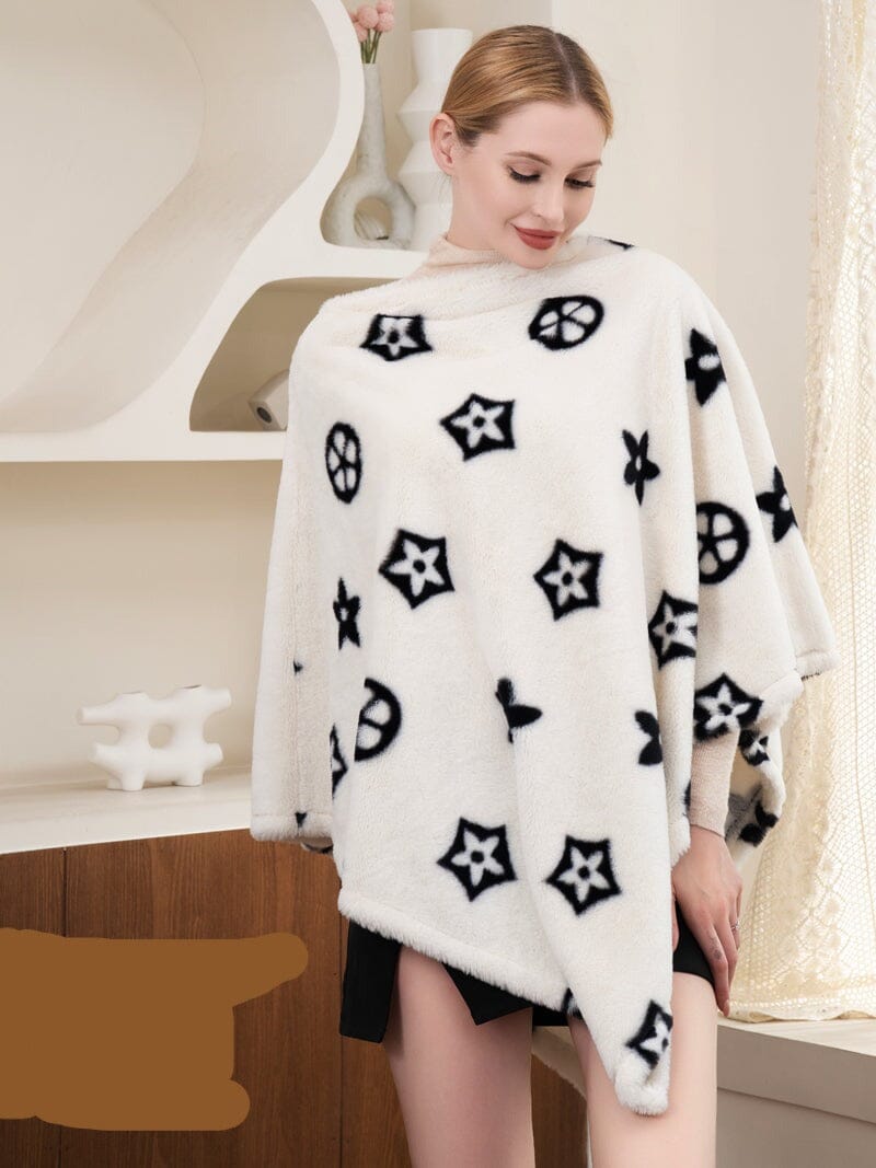 Luxury Monogram Poncho