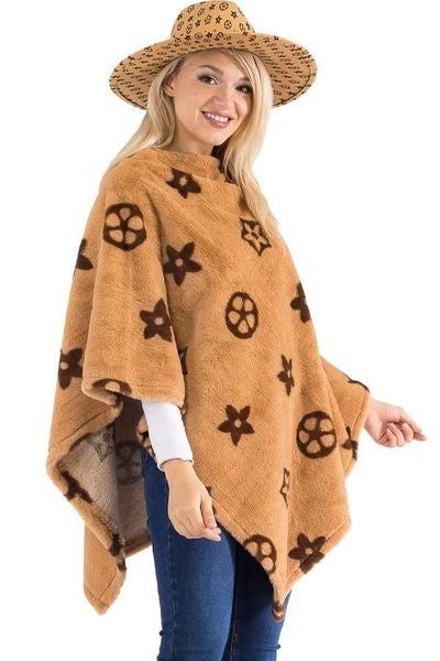 Luxury Monogram Poncho