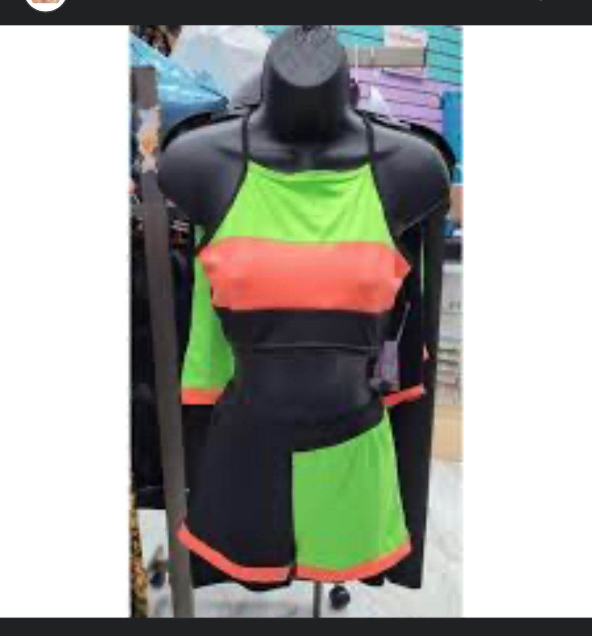 Conjunto corto de salón