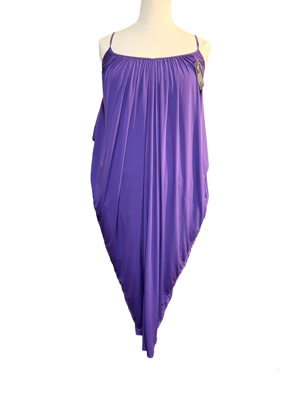 Purple Spaghetti Strap Dress